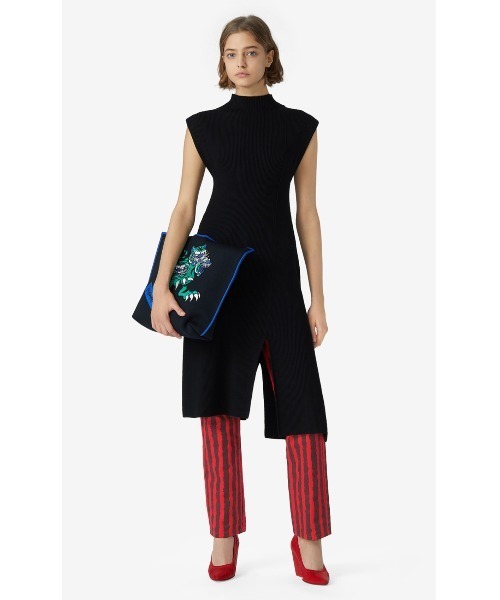 KENZO（ケンゾー）の「アシンメトリー ニットドレス（ワンピース