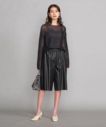MM6 MaisonMargiela フェイクレザー ハーフパンツ XS
