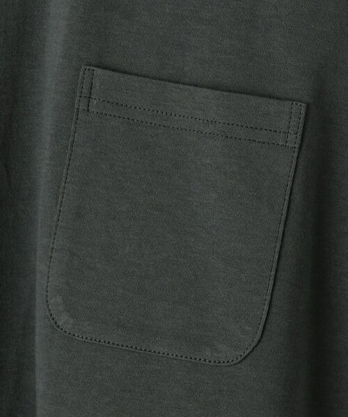 tsuki.s（ツキドットエス）の「＜tsuki.s（ツキドットエス）＞【別注】テンジク クルーネック ロングスリーブ（Tシャツ/カットソー・メンズ・オフホワイト/オリーブ・SMALL/MEDIUM/LARGE）」の10枚目の写真