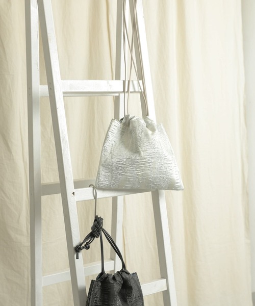 SENSE OF PLACE by URBAN RESEARCH（センスオブプレイスバイアーバンリサーチ）の「ゴブランドロストミニバッグ（ハンドバッグ・レディース・アイボリー/ブラック/ベージュ・ONE）」の2枚目の写真