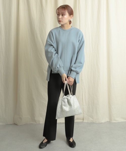 SENSE OF PLACE by URBAN RESEARCH（センスオブプレイスバイアーバンリサーチ）の「ゴブランドロストミニバッグ（ハンドバッグ・レディース・アイボリー/ブラック/ベージュ・ONE）」の6枚目の写真