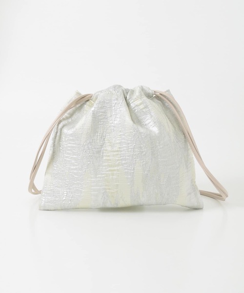 SENSE OF PLACE by URBAN RESEARCH（センスオブプレイスバイアーバンリサーチ）の「ゴブランドロストミニバッグ（ハンドバッグ・レディース・アイボリー/ブラック/ベージュ・ONE）」の8枚目の写真