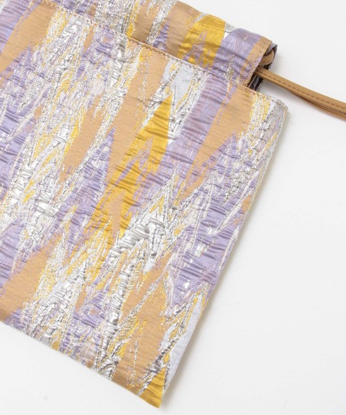 SENSE OF PLACE by URBAN RESEARCH（センスオブプレイスバイアーバンリサーチ）の「ゴブランドロストミニバッグ（ハンドバッグ・レディース・アイボリー/ブラック/ベージュ・ONE）」の12枚目の写真