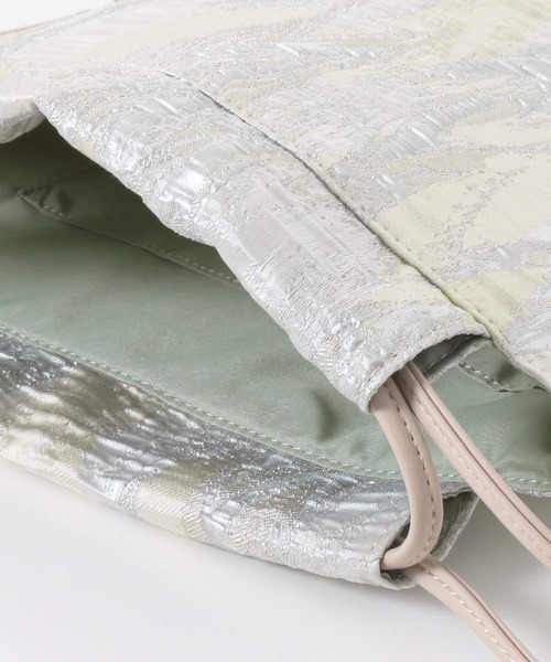 SENSE OF PLACE by URBAN RESEARCH（センスオブプレイスバイアーバンリサーチ）の「ゴブランドロストミニバッグ（ハンドバッグ・レディース・アイボリー/ブラック/ベージュ・ONE）」の15枚目の写真