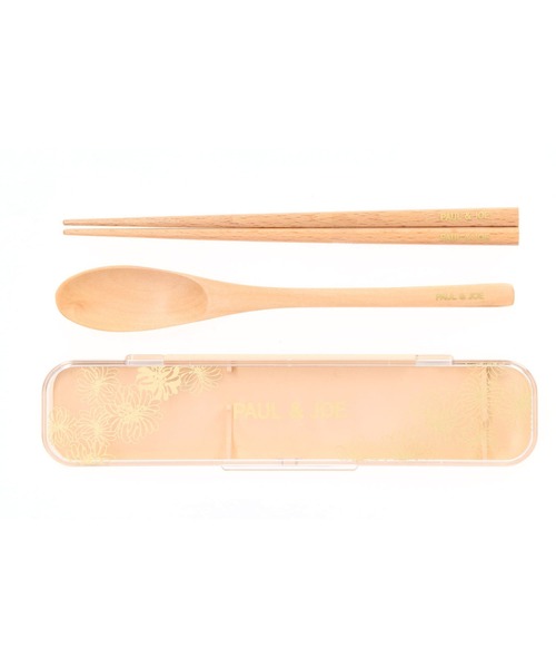 PAUL&JOE（ポールアンドジョー）の「箸･スプーン箱セット/ポール&ジョー･ブレイクタイム（カトラリー・レディース・ネイビー/ピンク/ローズ/ローズ系・FREE）」の3枚目の写真