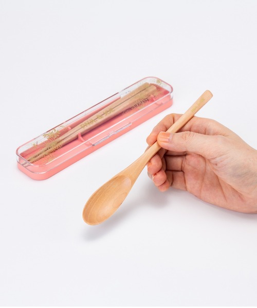 PAUL&JOE（ポールアンドジョー）の「箸･スプーン箱セット/ポール&ジョー･ブレイクタイム（カトラリー・レディース・ネイビー/ピンク/ローズ/ローズ系・FREE）」の12枚目の写真