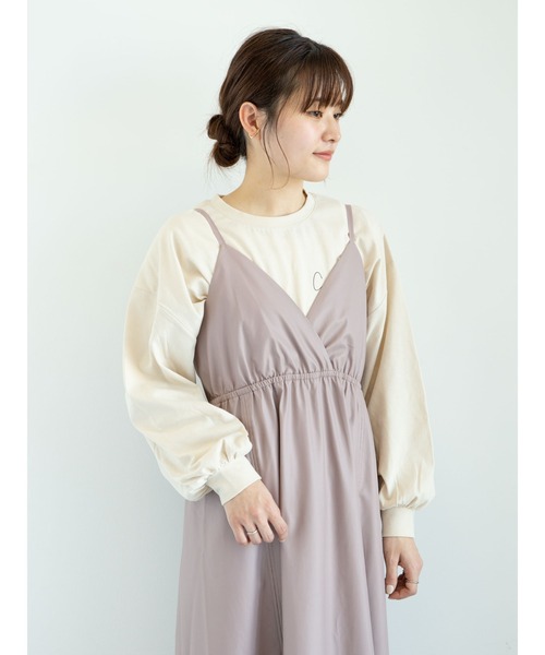 RAY CASSIN FAVORI（レイカズンフェバリ）の「・RAY CASSIN ﾊﾞｯｸ転写ptﾛﾝT＊（Tシャツ/カットソー・レディース・ライトグレー/ベージュ/オフホワイト/ピンク・FREE）」の9枚目の写真