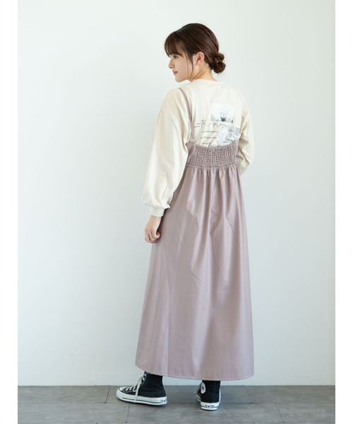 RAY CASSIN FAVORI（レイカズンフェバリ）の「・RAY CASSIN ﾊﾞｯｸ転写ptﾛﾝT＊（Tシャツ/カットソー・レディース・ライトグレー/ベージュ/オフホワイト/ピンク・FREE）」の17枚目の写真