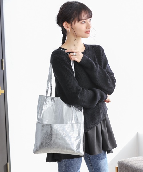 Edit Sheen（エディットシーン）の「メタリックトート（トートバッグ・レディース・シルバー/ゴールド・FREE）」の8枚目の写真