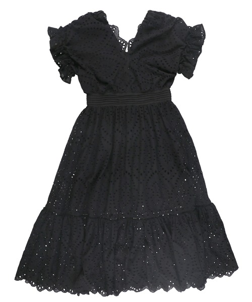 KOH.style（コースタイル）の「カットワークレースワンピース（ワンピース・レディース・ブラック/オフホワイト・FREE）」の16枚目の写真