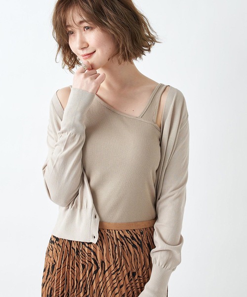 RIVE DROITE(リヴドロワ)の「アシメタンクカットソー(タンクトップ・レディース・ブラック/ベージュ・FREE)」の16枚目の写真