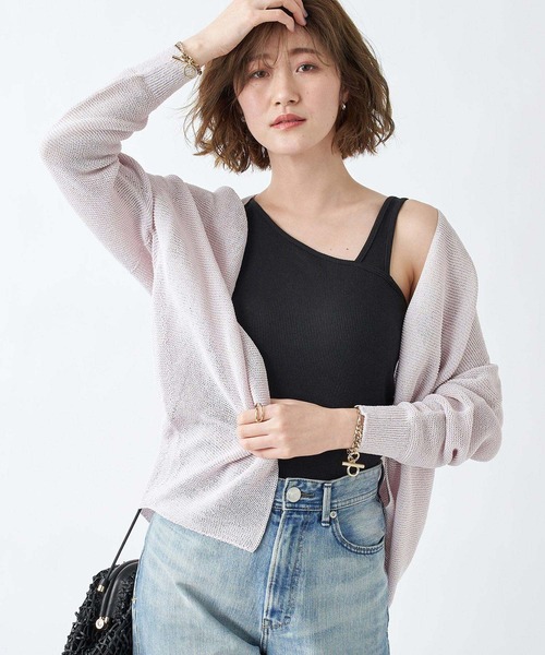 RIVE DROITE(リヴドロワ)の「アシメタンクカットソー(タンクトップ・レディース・ブラック/ベージュ・FREE)」の6枚目の写真