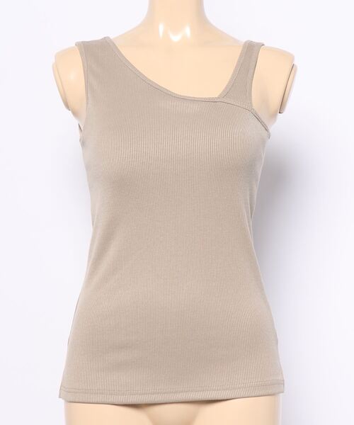 RIVE DROITE(リヴドロワ)の「アシメタンクカットソー(タンクトップ・レディース・ブラック/ベージュ・FREE)」の21枚目の写真
