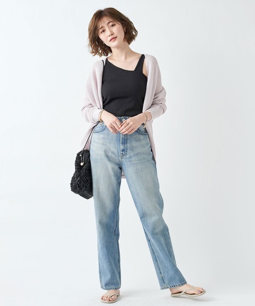 RIVE DROITE(リヴドロワ)の「アシメタンクカットソー(タンクトップ・レディース・ブラック/ベージュ・FREE)」の8枚目の写真