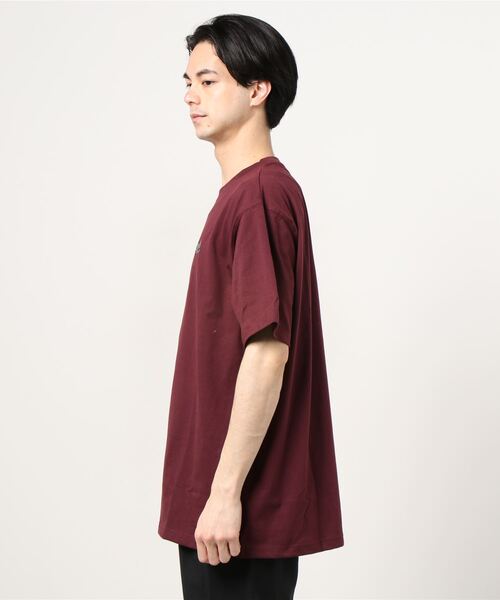 LOGOS(ロゴス)の「LOGOS/ロゴス ワンポイント刺繍 無地Tシャツ/大きいサイズ(Tシャツ/カットソー・メンズ・ホワイト/ネイビー/オリーブ/ワイン・2L/3L/4L/5L)」の9枚目の写真