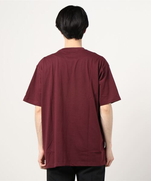 LOGOS(ロゴス)の「LOGOS/ロゴス ワンポイント刺繍 無地Tシャツ/大きいサイズ(Tシャツ/カットソー・メンズ・ホワイト/ネイビー/オリーブ/ワイン・2L/3L/4L/5L)」の7枚目の写真