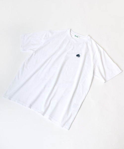 LOGOS(ロゴス)の「LOGOS/ロゴス ワンポイント刺繍 無地Tシャツ/大きいサイズ(Tシャツ/カットソー・メンズ・ホワイト/ネイビー/オリーブ/ワイン・2L/3L/4L/5L)」の10枚目の写真