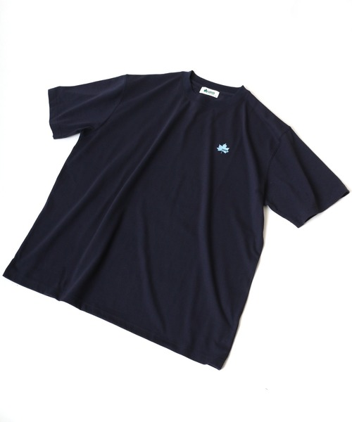LOGOS(ロゴス)の「LOGOS/ロゴス ワンポイント刺繍 無地Tシャツ/大きいサイズ(Tシャツ/カットソー・メンズ・ホワイト/ネイビー/オリーブ/ワイン・2L/3L/4L/5L)」の14枚目の写真