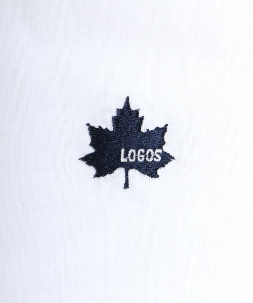 LOGOS(ロゴス)の「LOGOS/ロゴス ワンポイント刺繍 無地Tシャツ/大きいサイズ(Tシャツ/カットソー・メンズ・ホワイト/ネイビー/オリーブ/ワイン・2L/3L/4L/5L)」の6枚目の写真