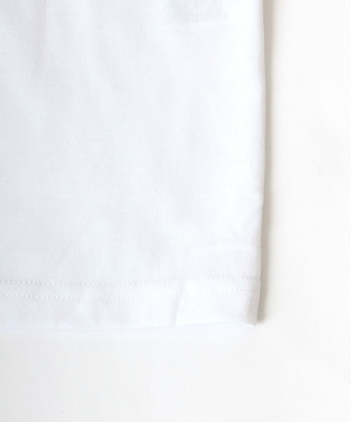 LOGOS(ロゴス)の「LOGOS/ロゴス ワンポイント刺繍 無地Tシャツ/大きいサイズ(Tシャツ/カットソー・メンズ・ホワイト/ネイビー/オリーブ/ワイン・2L/3L/4L/5L)」の5枚目の写真