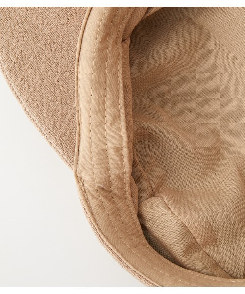 AZUL by moussy（アズールバイマウジー）の「LINEN LIKE CASQUETTE/リネンライクキャスケット（キャスケット・レディース・アイボリー/ブラック/ベージュ・FREE）」の6枚目の写真