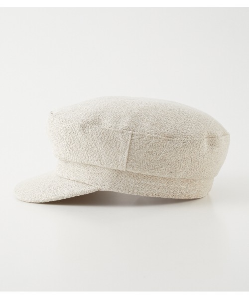 AZUL by moussy（アズールバイマウジー）の「LINEN LIKE CASQUETTE/リネンライクキャスケット（キャスケット・レディース・アイボリー/ブラック/ベージュ・FREE）」の9枚目の写真