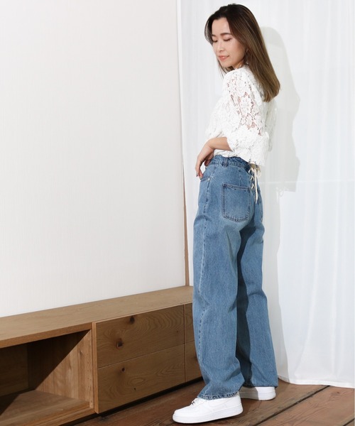 Per sist ence(パーシエンス)の「Per sist ence/パーシエンス レースプルオーバー(シャツ/ブラウス・レディース・アイボリー/オフホワイト/ブラック・FREE)」の7枚目の写真