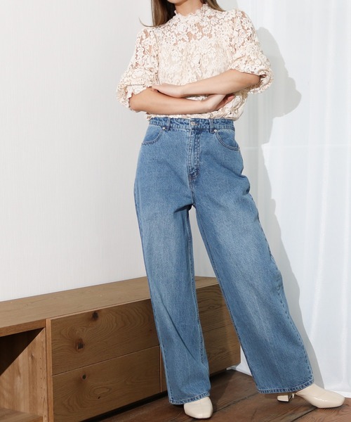 Per sist ence(パーシエンス)の「Per sist ence/パーシエンス レースプルオーバー(シャツ/ブラウス・レディース・アイボリー/オフホワイト/ブラック・FREE)」の13枚目の写真