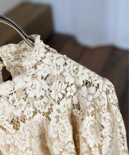 Per sist ence(パーシエンス)の「Per sist ence/パーシエンス レースプルオーバー(シャツ/ブラウス・レディース・アイボリー/オフホワイト/ブラック・FREE)」の20枚目の写真