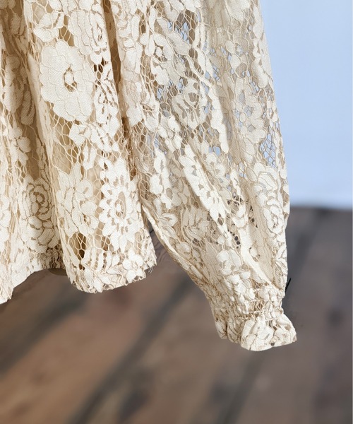 Per sist ence(パーシエンス)の「Per sist ence/パーシエンス レースプルオーバー(シャツ/ブラウス・レディース・アイボリー/オフホワイト/ブラック・FREE)」の21枚目の写真