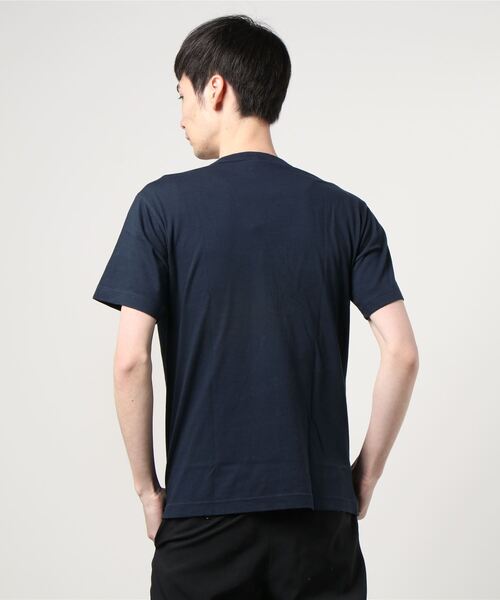 Champion（チャンピオン）の「Champion/チャンピオン ワンポイント刺繍 無地Tシャツ（Tシャツ/カットソー・メンズ・ホワイト/レモンイエロー/レンガ/ターコイズブルー/アイボリー/グレー/ネイビー/ブラウン/ブラック/ダークグリーン・S/M/L/XL）」の20枚目の写真