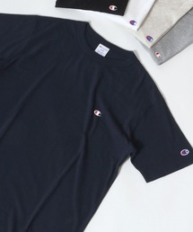 Champion/チャンピオン ワンポイント刺繍 無地Tシャツ