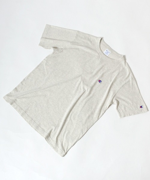 Champion（チャンピオン）の「Champion/チャンピオン ワンポイント刺繍 無地Tシャツ（Tシャツ/カットソー・メンズ・ホワイト/レモンイエロー/レンガ/ターコイズブルー/アイボリー/グレー/ネイビー/ブラウン/ブラック/ダークグリーン・S/M/L/XL）」の11枚目の写真