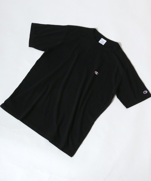 Champion（チャンピオン）の「Champion/チャンピオン ワンポイント刺繍 無地Tシャツ（Tシャツ/カットソー・メンズ・ホワイト/レモンイエロー/レンガ/ターコイズブルー/アイボリー/グレー/ネイビー/ブラウン/ブラック/ダークグリーン・S/M/L/XL）」の15枚目の写真