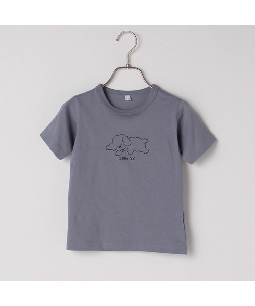 b・ROOM（ビールーム）の「【プチプラ】アソートグラフィック半袖Tシャツ（Tシャツ/カットソー・キッズ・ライトカーキ/マルチ/サックスブルー/アイボリー/キャメル/ブルーグレー/カーキ/グレー・110cm/130cm/150cm/100cm/120cm/140cm）」の13枚目の写真