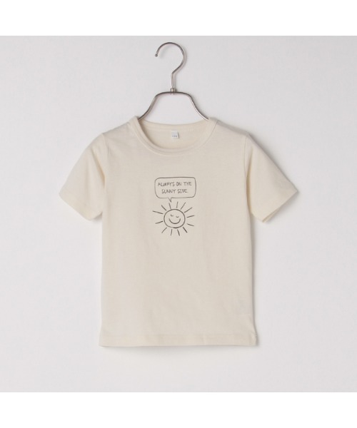 b・ROOM（ビールーム）の「【プチプラ】アソートグラフィック半袖Tシャツ（Tシャツ/カットソー・キッズ・ライトカーキ/マルチ/サックスブルー/アイボリー/キャメル/ブルーグレー/カーキ/グレー・110cm/130cm/150cm/100cm/120cm/140cm）」の11枚目の写真