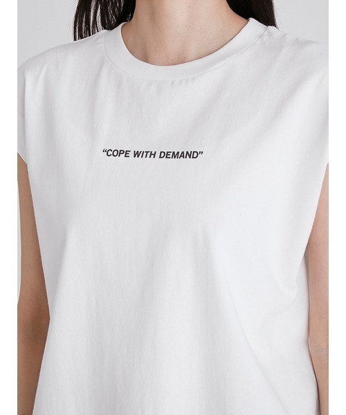 Mila Owen（ミラオーウェン）の「グラフィックプリントTシャツ（Tシャツ/カットソー・レディース・ホワイト/ベージュ/イエロー・0/1）」の7枚目の写真