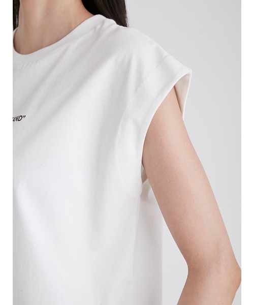 Mila Owen（ミラオーウェン）の「グラフィックプリントTシャツ（Tシャツ/カットソー・レディース・ホワイト/ベージュ/イエロー・0/1）」の8枚目の写真