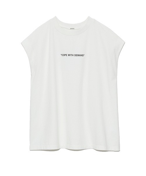 Mila Owen（ミラオーウェン）の「グラフィックプリントTシャツ（Tシャツ/カットソー・レディース・ホワイト/ベージュ/イエロー・0/1）」の11枚目の写真