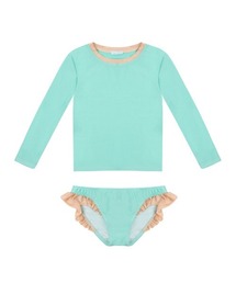 Pacific Rainbow（パシフィックレインボー）の「Pacific Rainbow / クラシック ラッシュガード スイムパンツセット＜120－130cm＞（ラッシュガード・キッズ）」