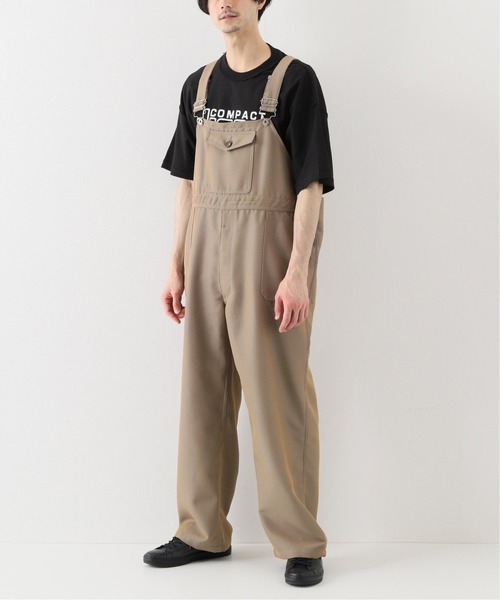 is-ness（イズネス）の「【IS-NESS / イズネス】 CHAMBRAY ALL IN ONE（サロペット/オーバーオール・メンズ・ベージュ/ブラック・FREE）」の9枚目の写真