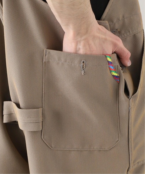 is-ness（イズネス）の「【IS-NESS / イズネス】 CHAMBRAY ALL IN ONE（サロペット/オーバーオール・メンズ・ベージュ/ブラック・FREE）」の17枚目の写真