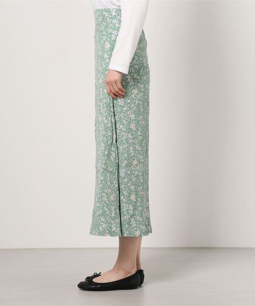 atmos pink（アトモスピンク）の「atmos pink 花柄 フレアスカート（スカート・レディース・ブラック/レッド/グリーン・FREE）」の5枚目の写真