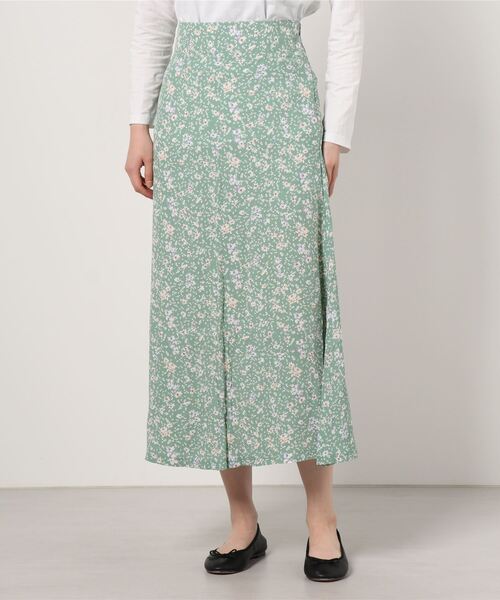 atmos pink（アトモスピンク）の「atmos pink 花柄 フレアスカート（スカート・レディース・ブラック/レッド/グリーン・FREE）」の7枚目の写真