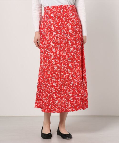 atmos pink（アトモスピンク）の「atmos pink 花柄 フレアスカート（スカート・レディース・ブラック/レッド/グリーン・FREE）」の8枚目の写真