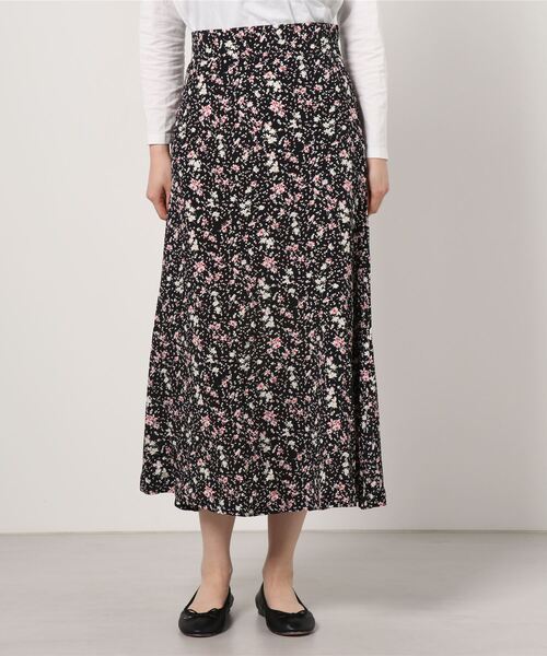 atmos pink（アトモスピンク）の「atmos pink 花柄 フレアスカート（スカート・レディース・ブラック/レッド/グリーン・FREE）」の9枚目の写真