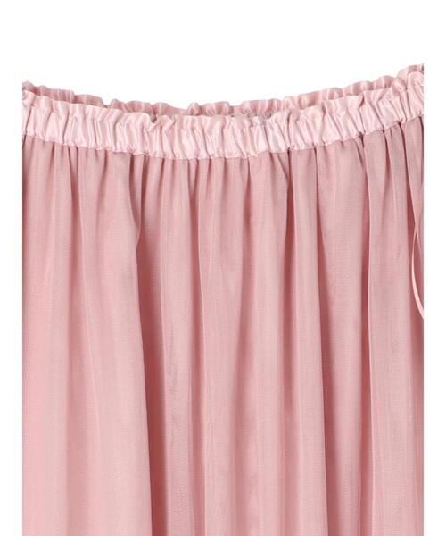 Maison de FLEUR(メゾンドフルール)の「チュールボリュームフレアスカート(スカート・レディース・ピンクベージュ/ブラック/ベージュ・FREE)」の22枚目の写真