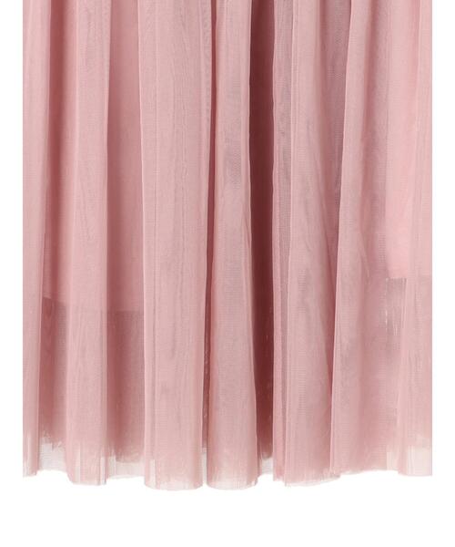 Maison de FLEUR(メゾンドフルール)の「チュールボリュームフレアスカート(スカート・レディース・ピンクベージュ/ブラック/ベージュ・FREE)」の17枚目の写真