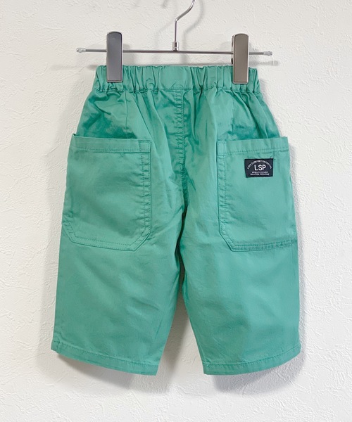 Life Support Products（ライフサポートプロダクツ）の「6分丈タックパンツ（80～150cm）（その他パンツ・キッズ・ブルー系その他/ラベンダー/ライトグリーン/オレンジ/イエロー/カーキ/オフホワイト/ネイビー/ブラック・130/95/140/150/90/100/110/120/80）」の4枚目の写真