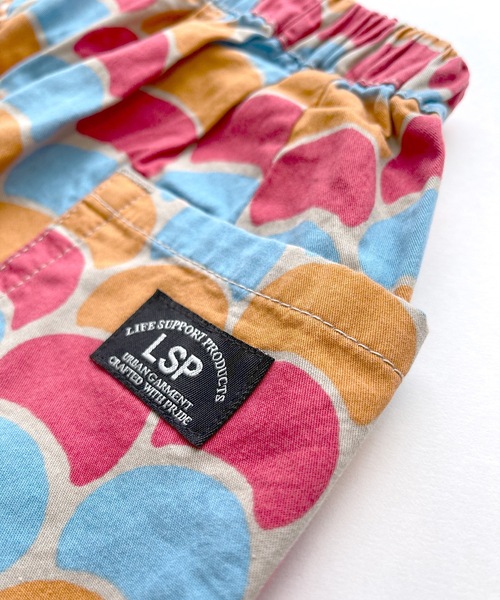 Life Support Products（ライフサポートプロダクツ）の「6分丈タックパンツ（80～150cm）（その他パンツ・キッズ・ブルー系その他/ラベンダー/ライトグリーン/オレンジ/イエロー/カーキ/オフホワイト/ネイビー/ブラック・130/95/140/150/90/100/110/120/80）」の10枚目の写真